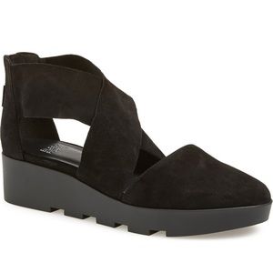 Eileen Fisher Buoy sport black suede 36.5/6.5